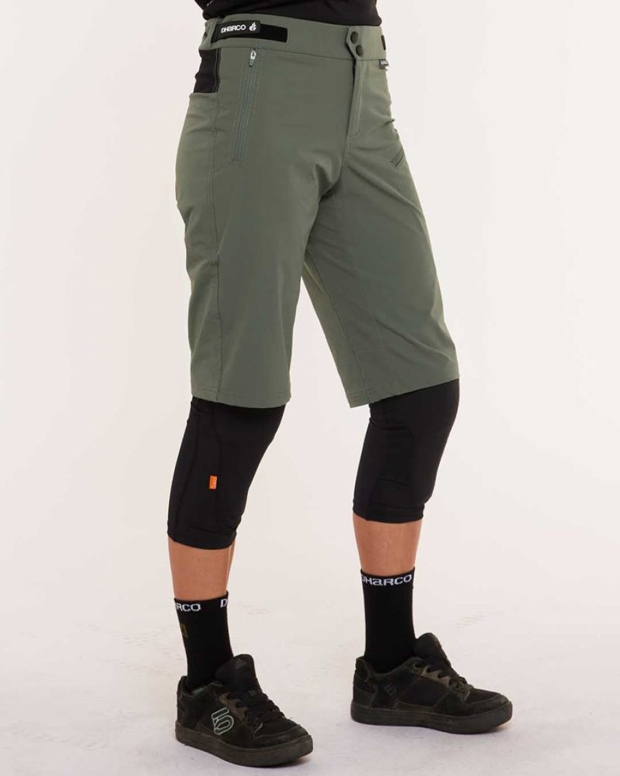 Womens DHaRCO | Womens Gravity Shorts | Gorilla Green