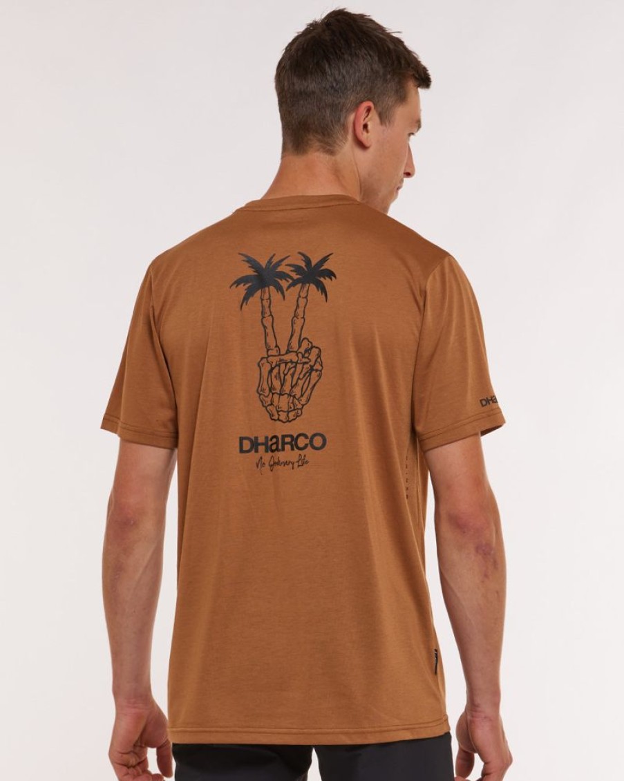 Mens DHaRCO | Mens Short Sleeve Tech Tee | Caramel