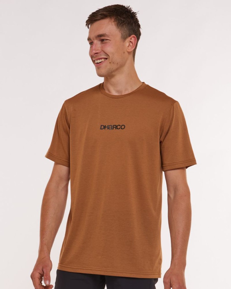 Mens DHaRCO | Mens Short Sleeve Tech Tee | Caramel