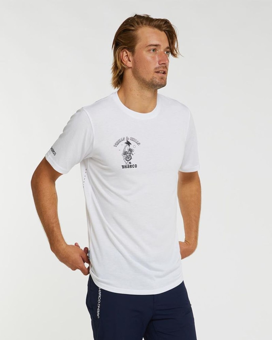 Mens DHaRCO | Mens Tech Tee | T & C White