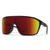 Mens Smith | Smith Boomtown Matte Black W/ Chromapop Red Mirror