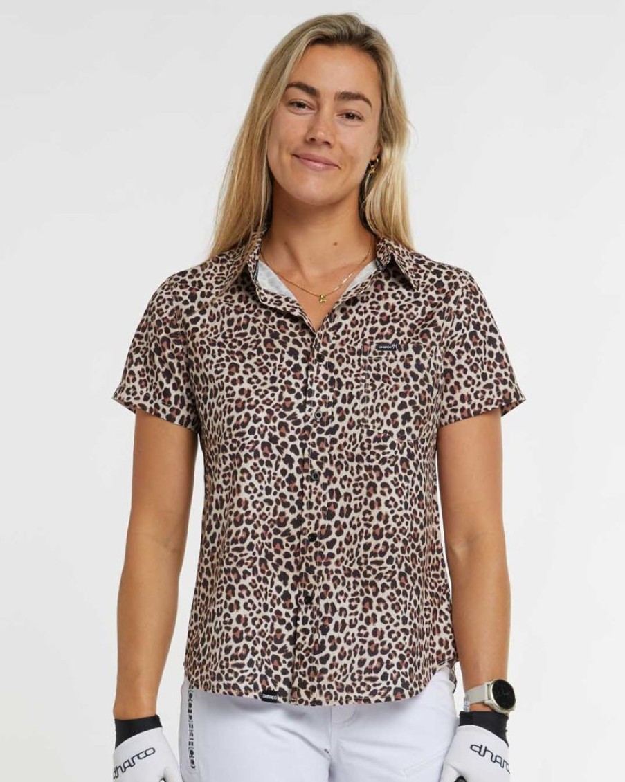 Womens DHaRCO | Womens Tech Party Shirt | Leopard