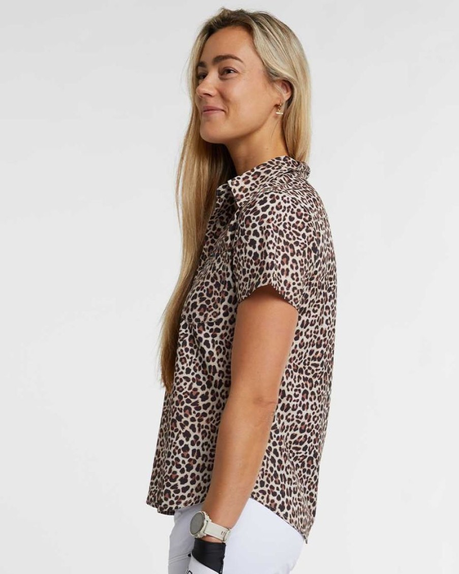 Womens DHaRCO | Womens Tech Party Shirt | Leopard