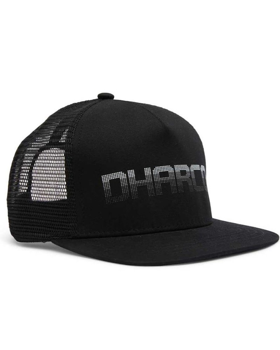 Accessories DHaRCO | Youth Flat Brim Trucker | Classic Black