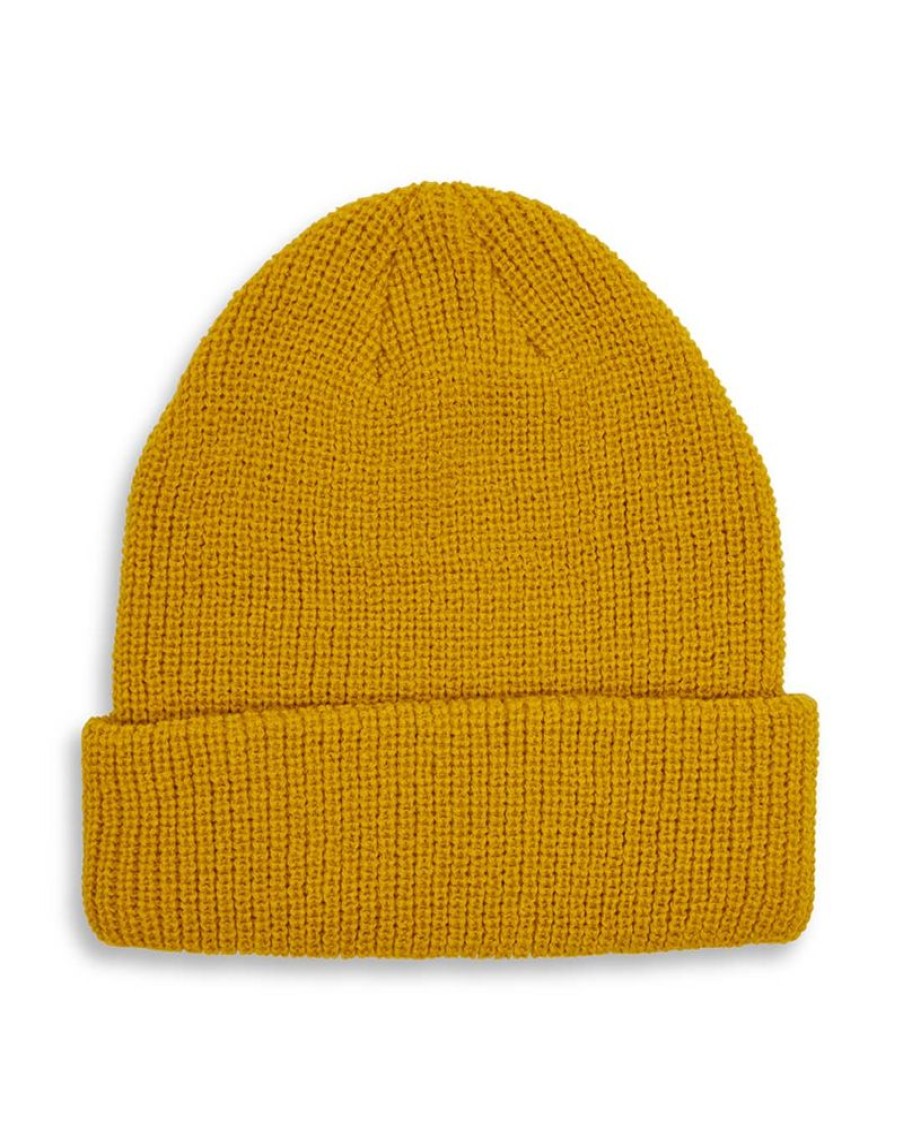 Mens DHaRCO | Loose U-Knit Beanie | Mad Mustard