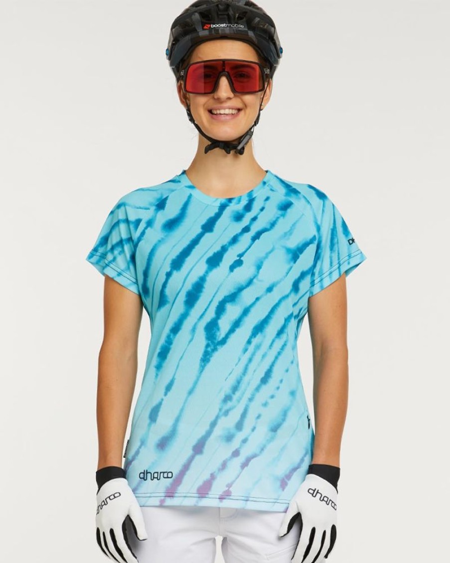 Womens DHaRCO | Womens Short Sleeve Jersey | Aqua Tiger