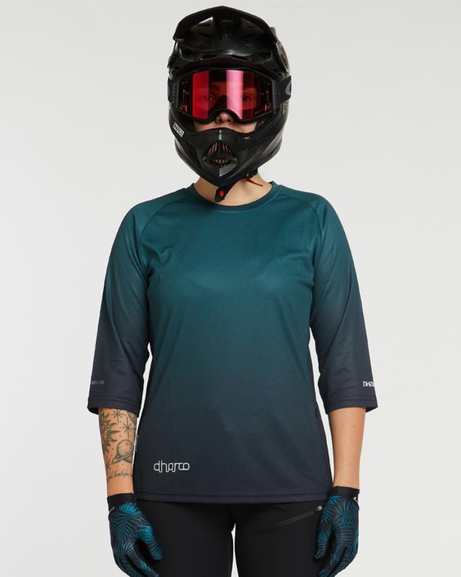 Womens DHaRCO | Womens 3/4 Sleeve Jersey | Forest Fade