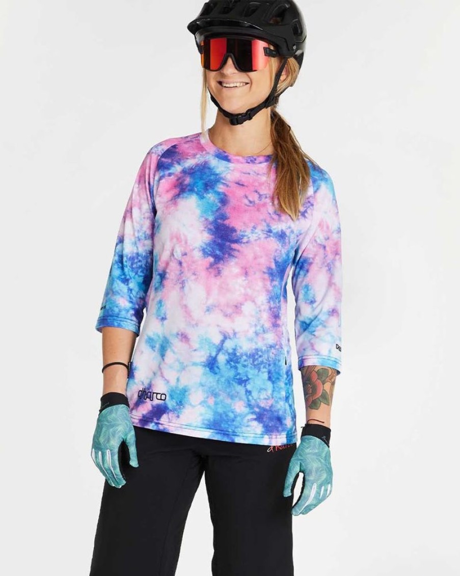 Womens DHaRCO | Womens 3/4 Sleeve Jersey | Tie Dye