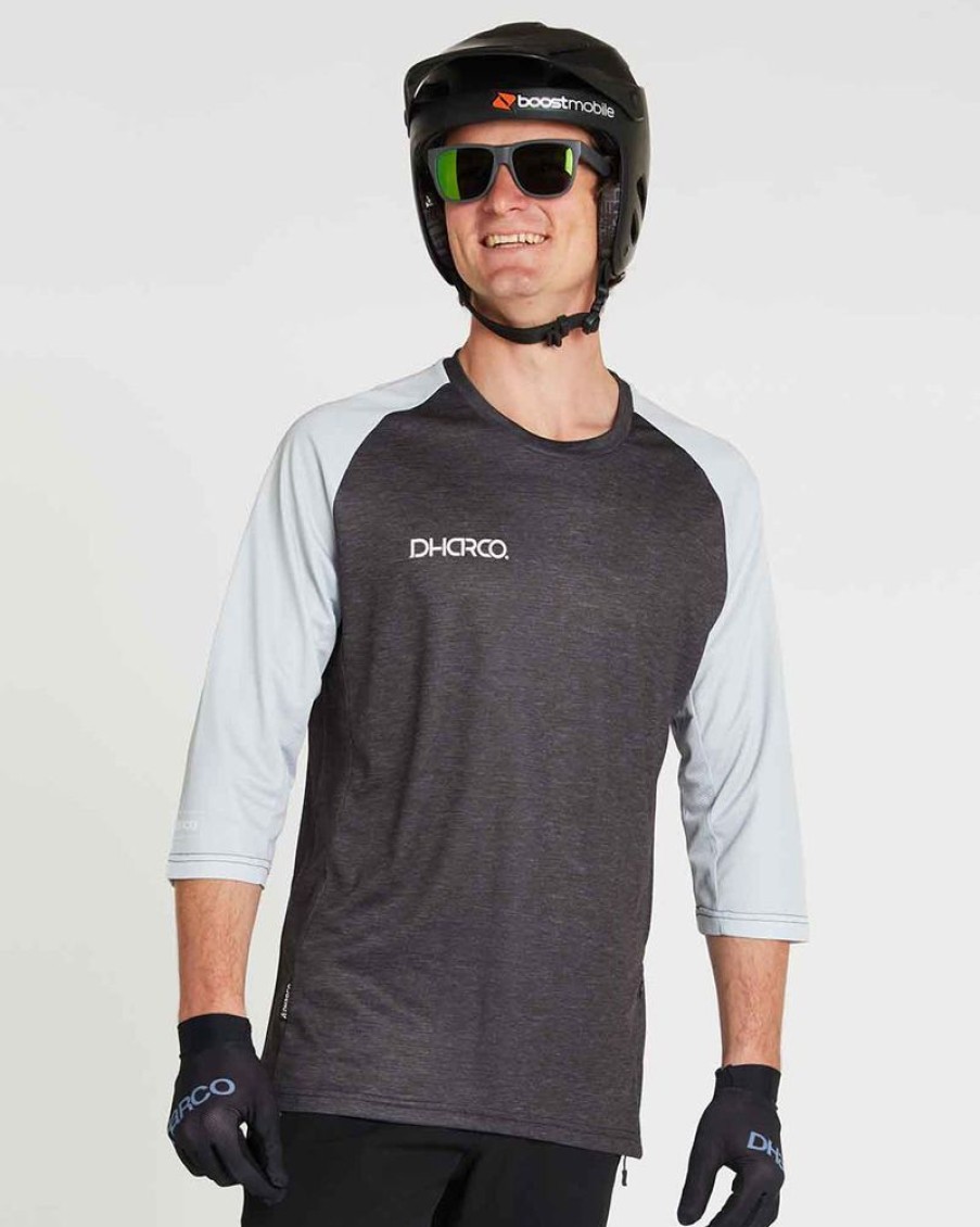 Mens DHaRCO | Mens 3/4 Sleeve Jersey | Silver Star