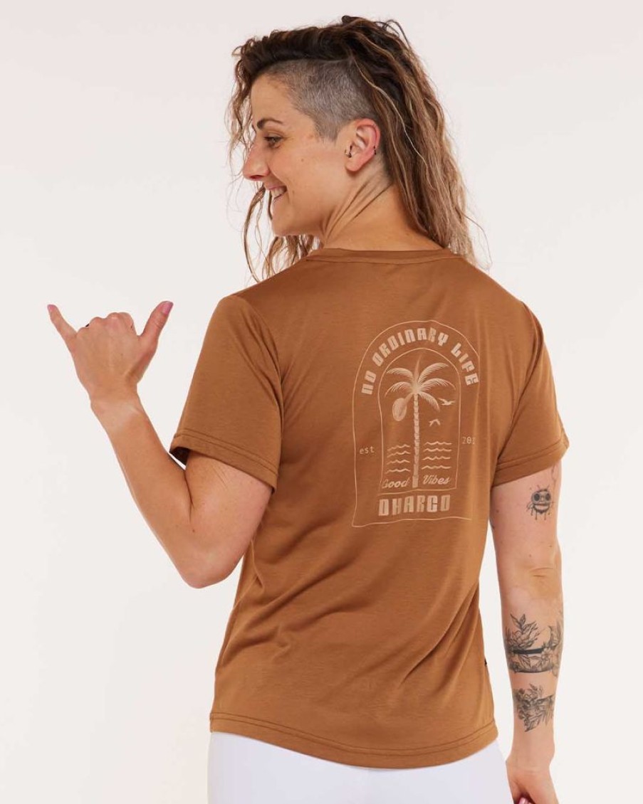 Womens DHaRCO | Womens Short Sleeve Tech Tee | Caramel