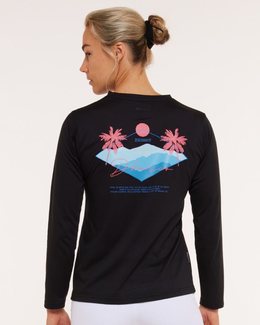 Womens DHaRCO | Womens Long Sleeve Tech Tee | Stealth