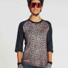 Womens DHaRCO | Womens 3/4 Sleeve Jersey | Leopard