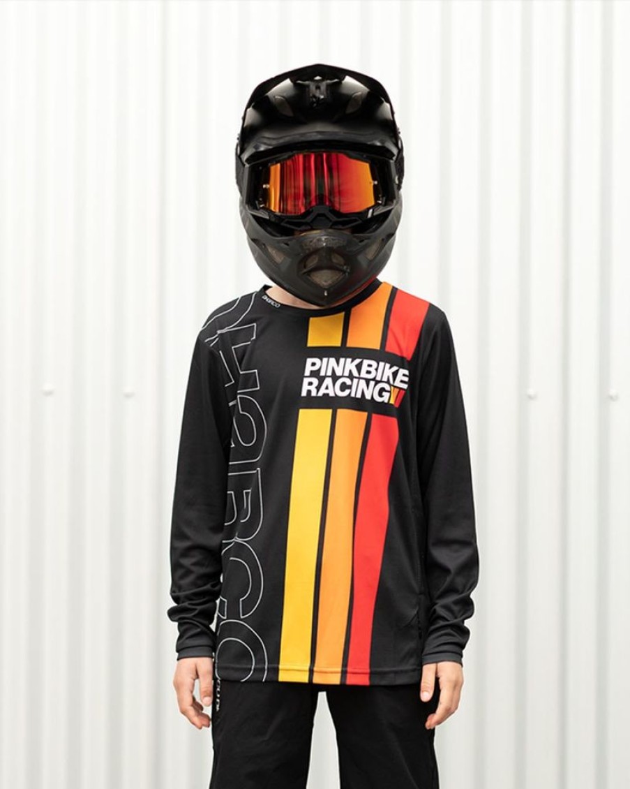 Youth DHaRCO | Youth Gravity Jersey | Pinkbike Team Replica Black