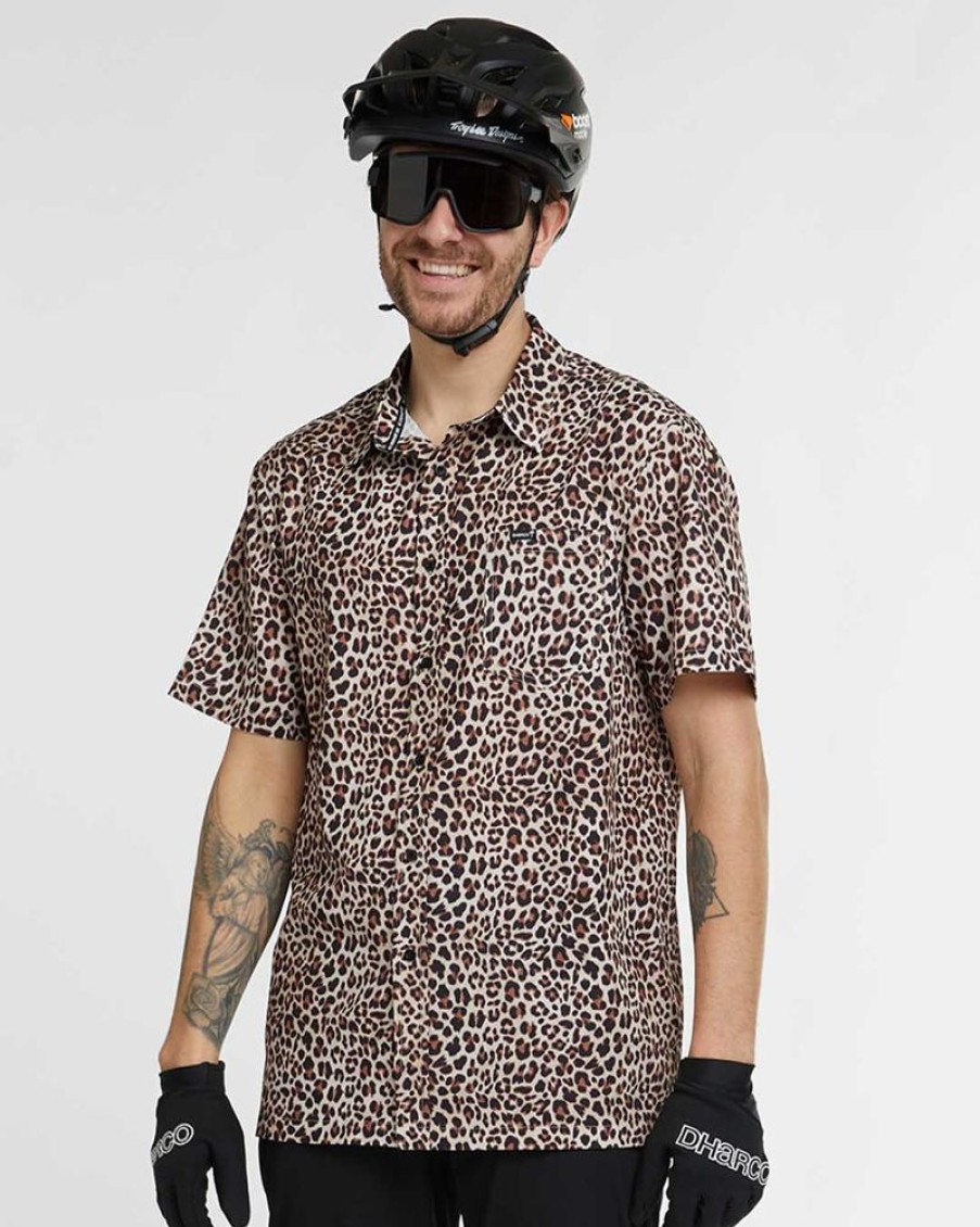 Mens DHaRCO | Mens Tech Party Shirt | Leopard