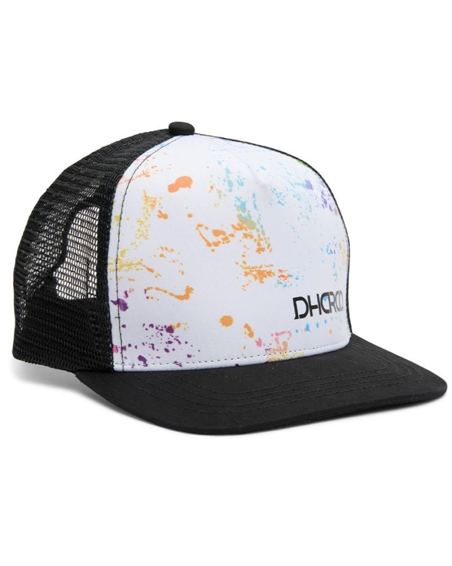 Accessories DHaRCO | Youth Flat Brim Trucker | Paint Splat