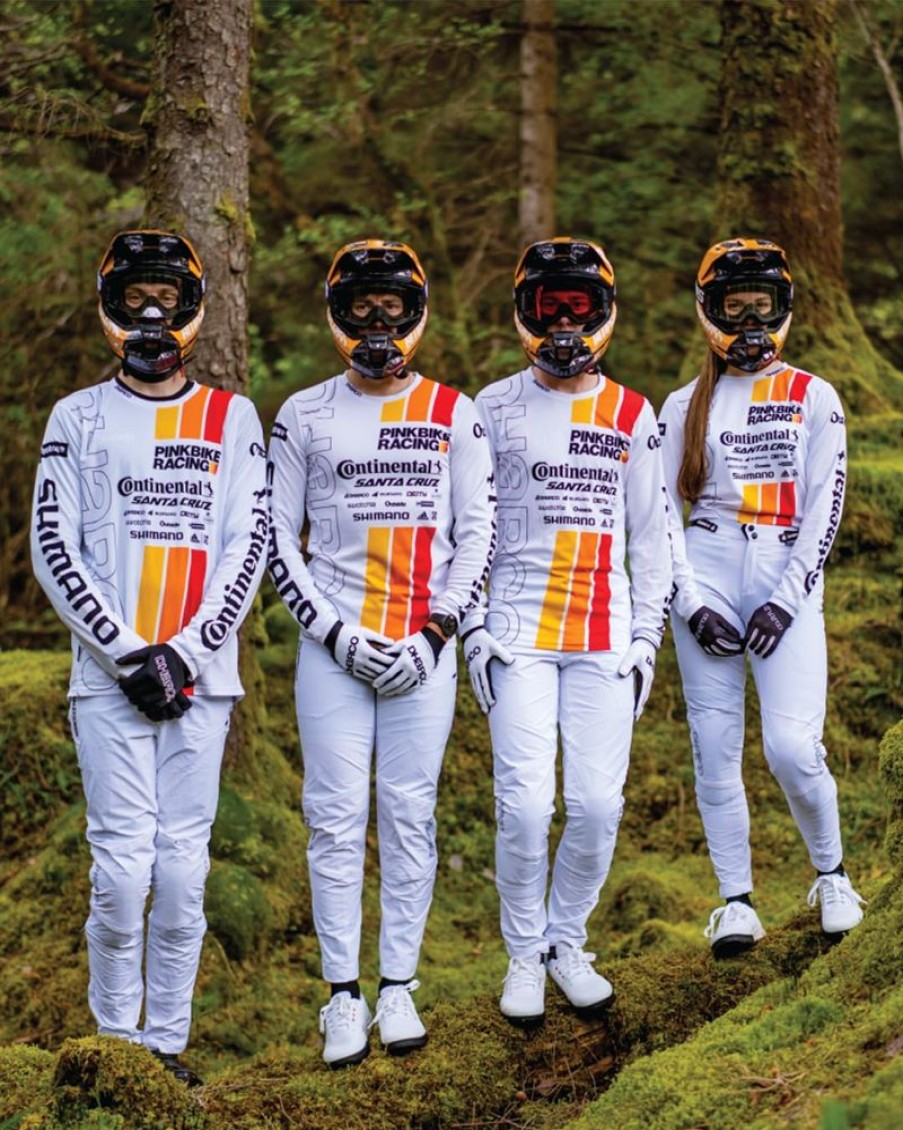 Youth DHaRCO | Youth Gravity Jersey | Pinkbike Team Replica White