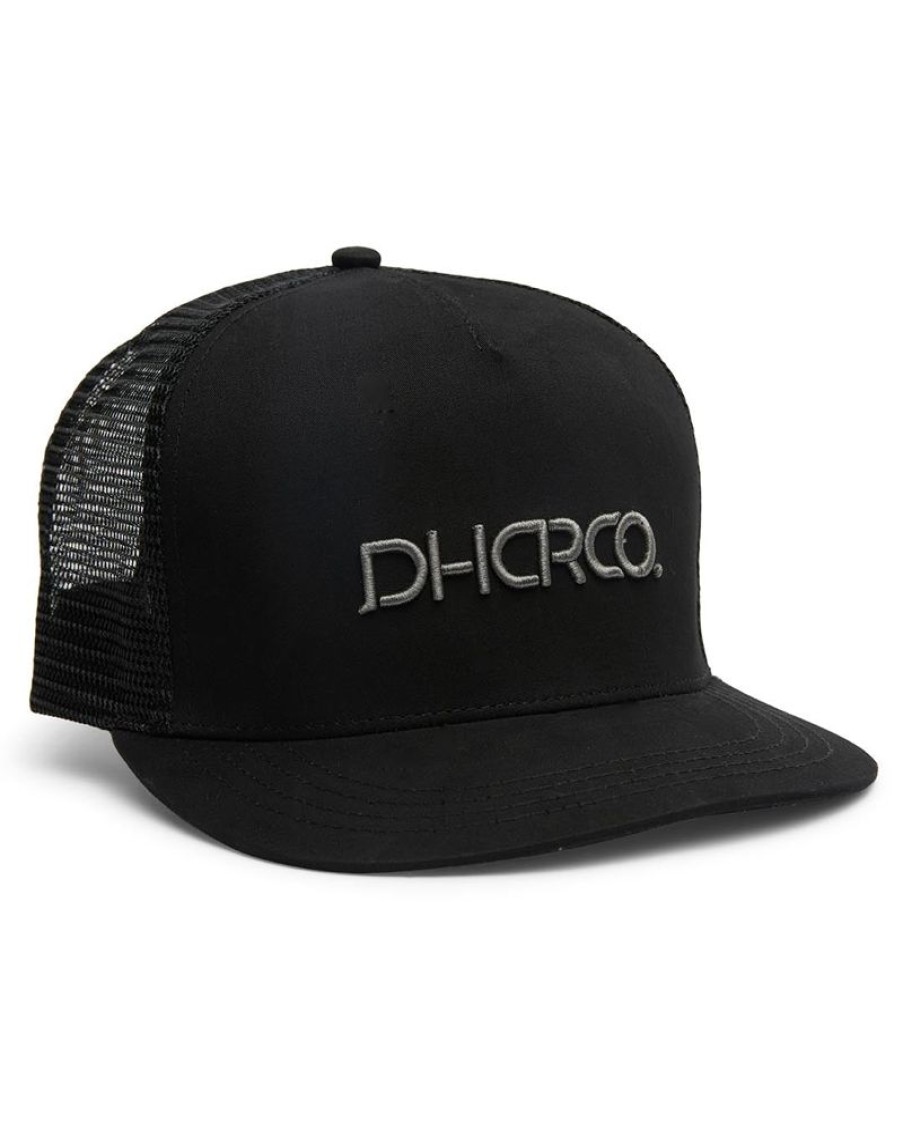 Mens DHaRCO | Flat Brim Trucker | Black